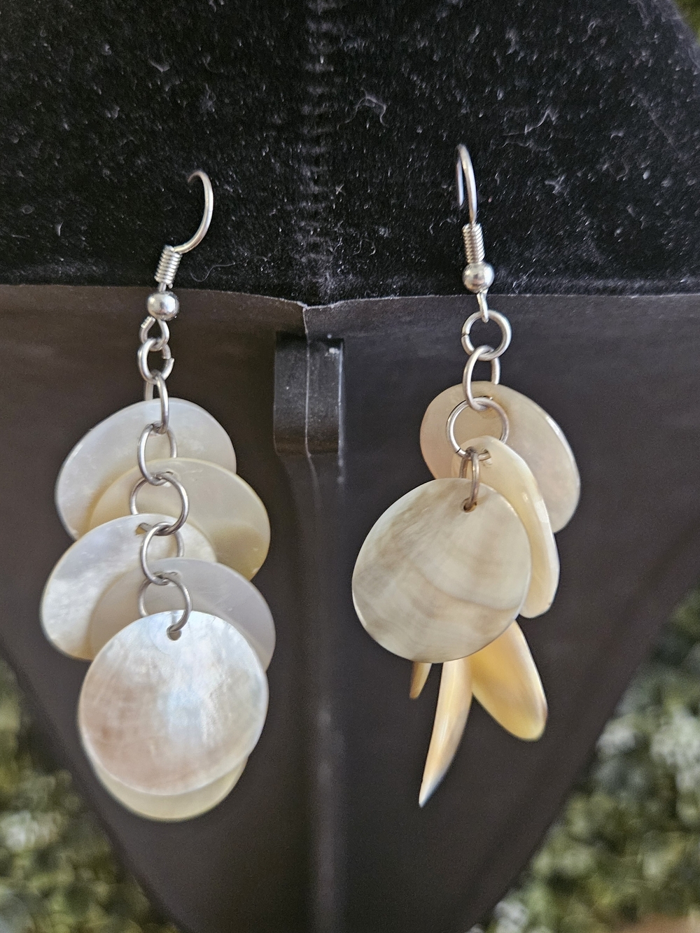 Pretty Shell Dangle Earrings, Beach Vibes